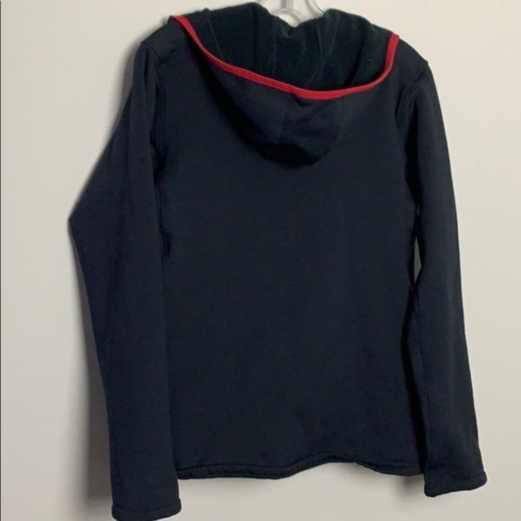 KARBON black scuba fleece zip front hoodie - Picture 6 of 6